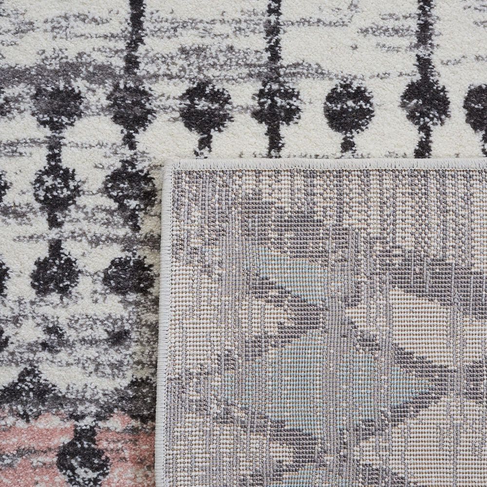Safavieh Carousel Outer Space 3&#39; Square Grey and Pink Kids  Area Rug, , large