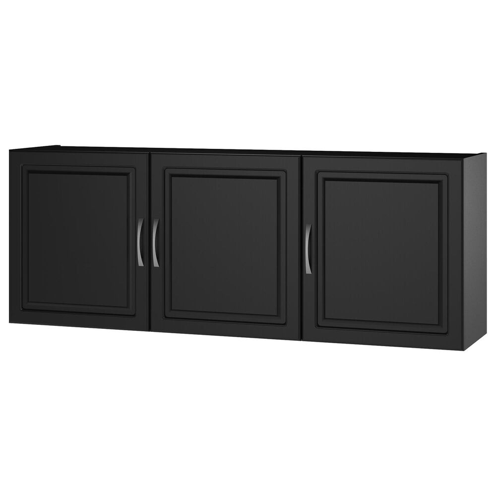 Ameriwood Furniture Kendall 54" Wall Cabinet in Obsidian Black, , large