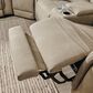 Ashley Next-Gen DuraPella Power Console Loveseat with Power Headrest in Sand, , large