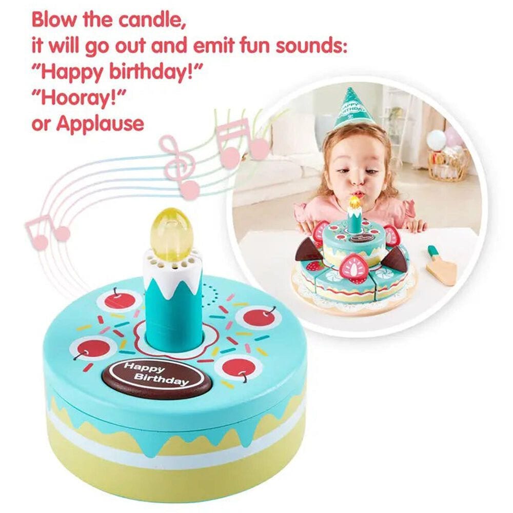 Hape Toys Interactive Happy Birthday Cake in Multicolor, , large