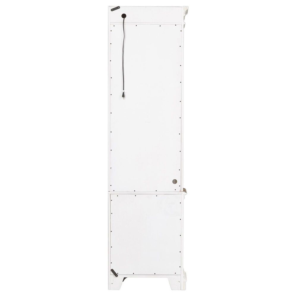 Liberty Magnolia Manor Entertainment Center in White with Antique Finish, , large