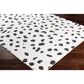 Surya Moroccan Shag Black and White 7"10" x 10"2" Area Rug, , large