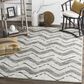 Safavieh Adirondack ADR121P 5"1" x 7"6" Silver and Charcoal Area Rug, , large