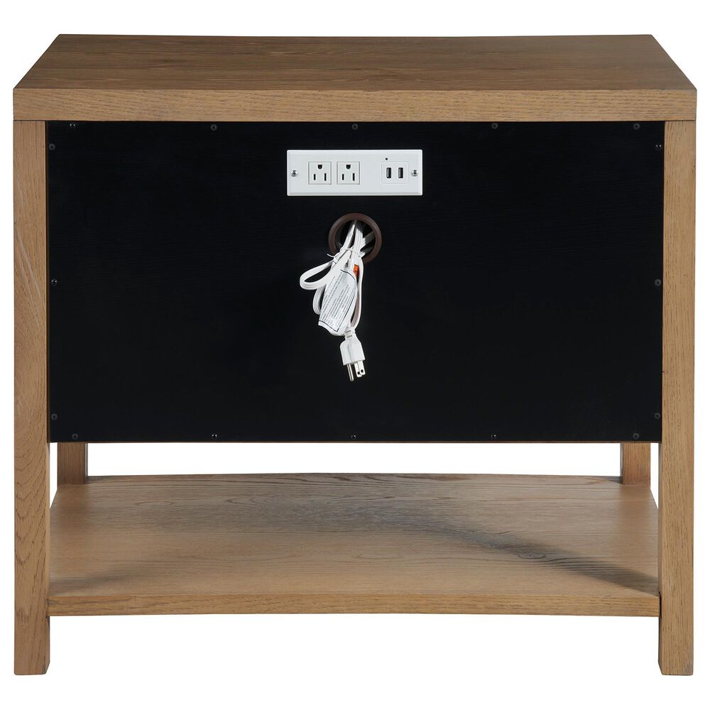 Furniture Worldwide Weekender Saugatuck 2-Drawer Nightstand in Sand Dune, , large