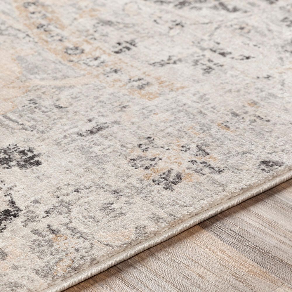 Surya Indigo IGO-2318 6&#39;9&quot; x 9&#39; Gray, Beige and White Area Rug, , large