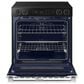 Samsung Bespoke Bespoke 6.3 Cu. Ft. Smart Slide-In Electric Range with Flex Duo in Stainless Steel, , large