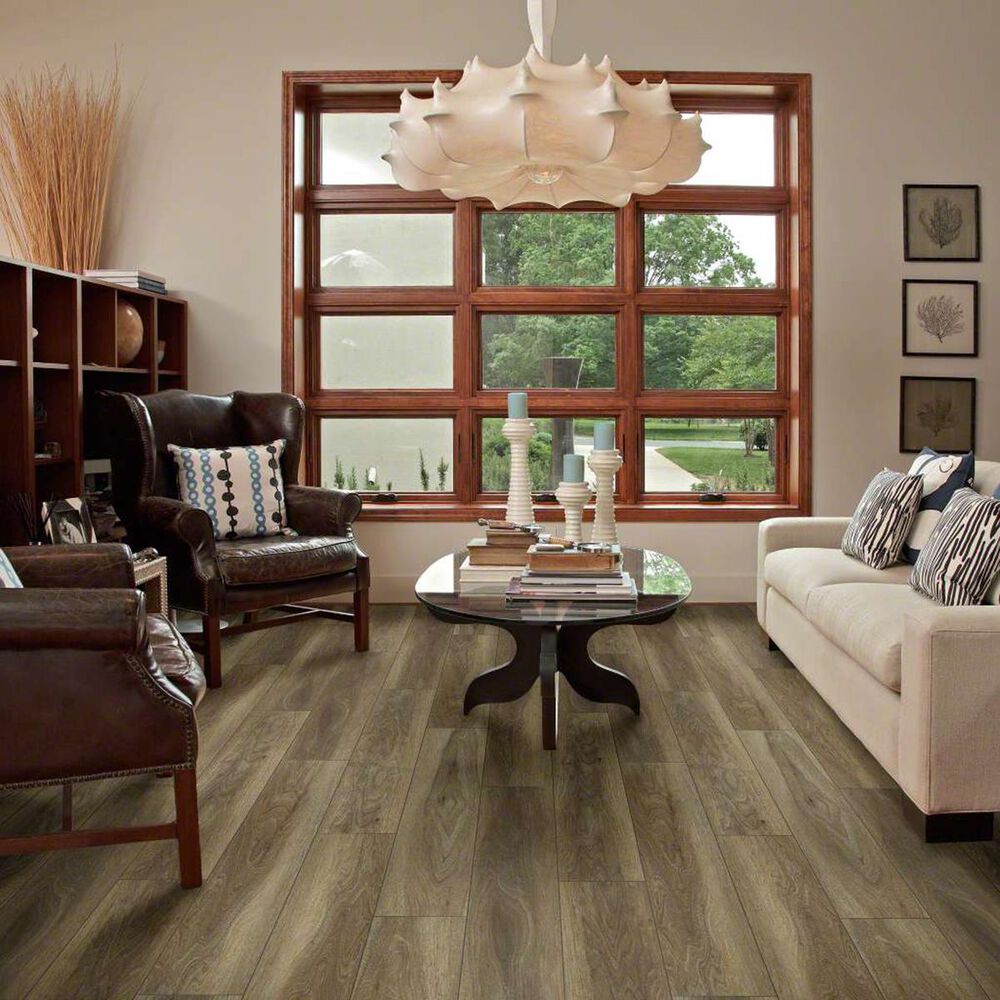 Shaw Paragon Plus Wire Walnut 7&quot; x 48&quot; Luxury Vinyl Plank, , large