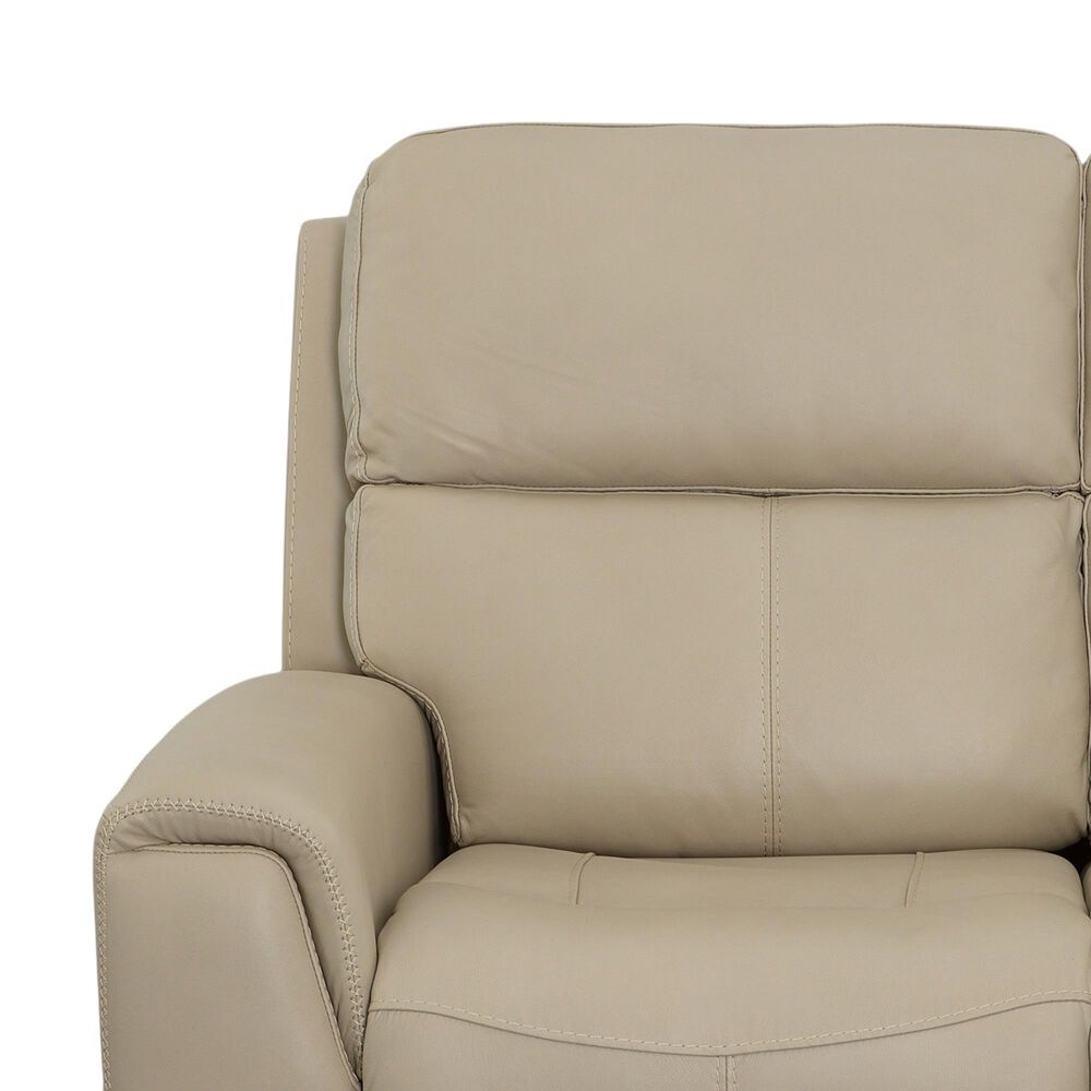 Flexsteel Jarvis Power Reclining Sofa with Headrests in Parchment, , large