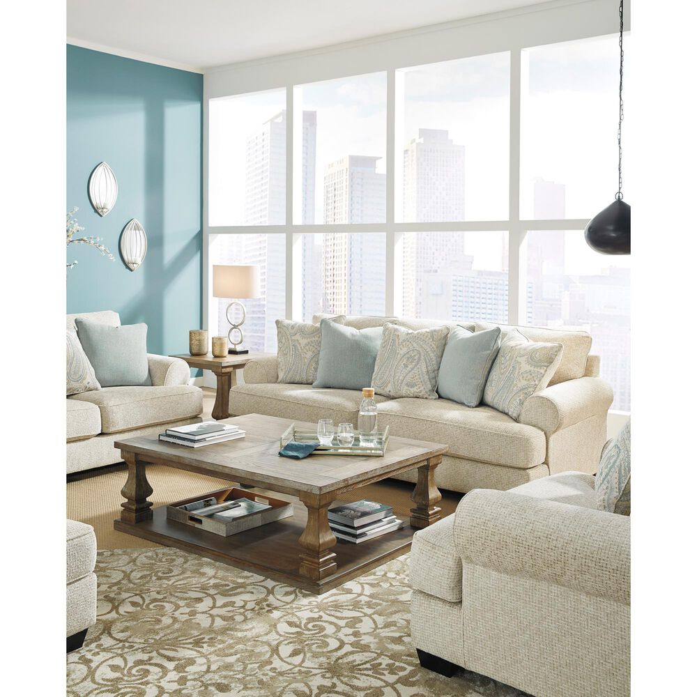 Ashley Monaghan Stationary Sofa in Sandstone, , large