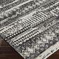 Surya Lavadora LVR-2330 2"7" x 7"3" Black, Gray and Light Gray Runner, , large