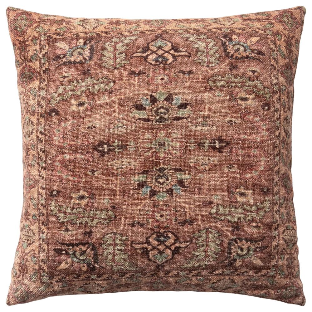Classic Home TD Medley 22" x 22" Throw Pillow in Olive Green Multi, , large