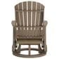 Ashley Hyland Wave Swivel Glider Chair in Driftwood, , large