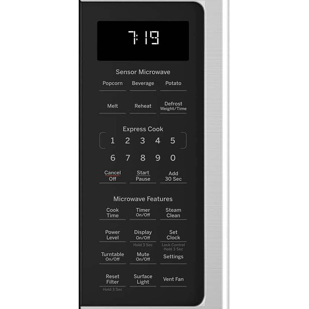 GE Appliances 1.9 Cu. Ft. Over-the-Range Microwave Oven in Stainless Steel and Black, , large