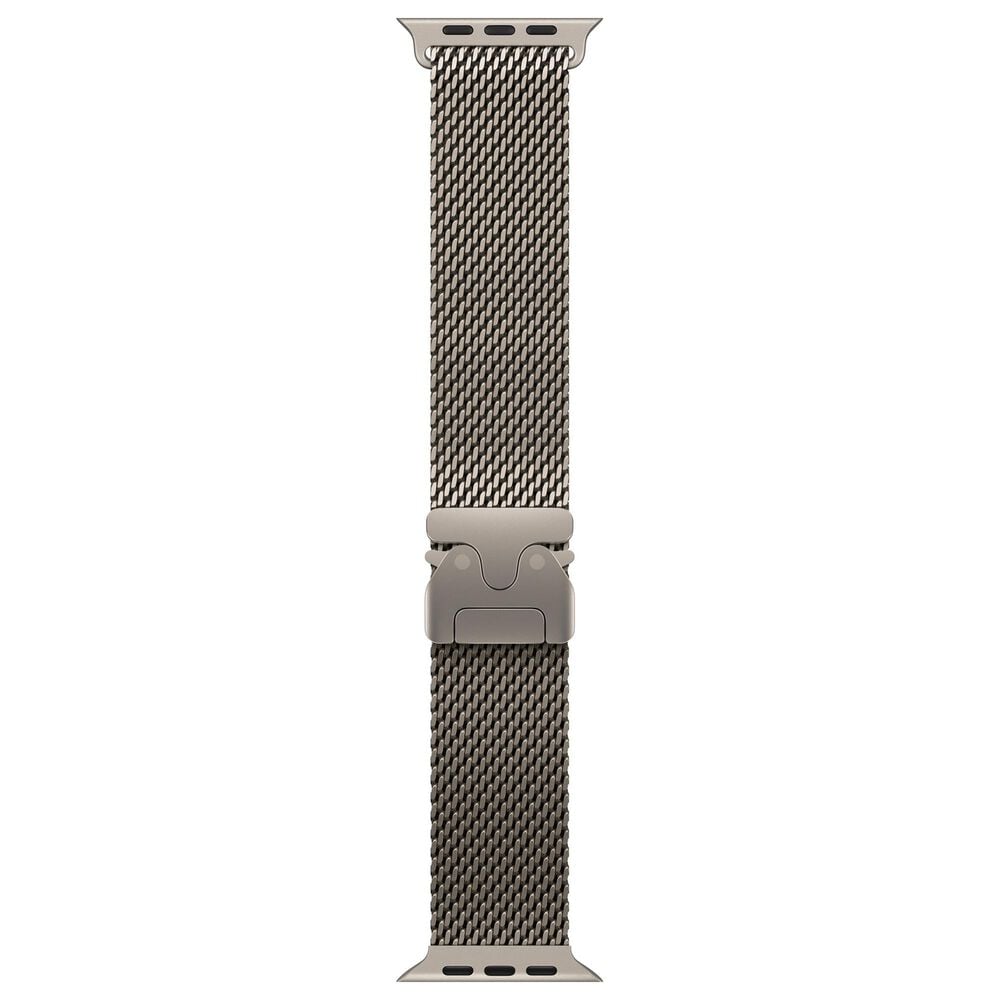 Apple Watch Ultra 2 GPS + Cellular 49mm Natural Titanium Case with Natural Titanium Milanese Loop - L, , large