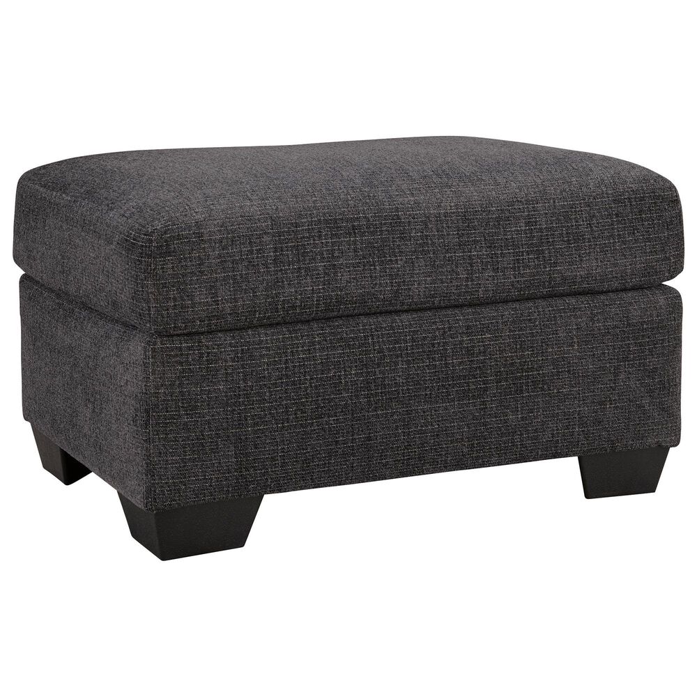 Ashley Loreo Ottoman in Ebony, , large