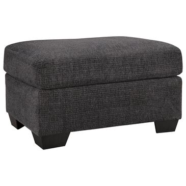 Ashley Loreo Ottoman in Ebony, , large