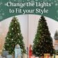 Timberlake 7.5 ft Artificial Christmas Tree with 450 LED Lights in Green, , large