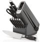Ninja 12-Piece Knife Block Set in Black and Silver, , large