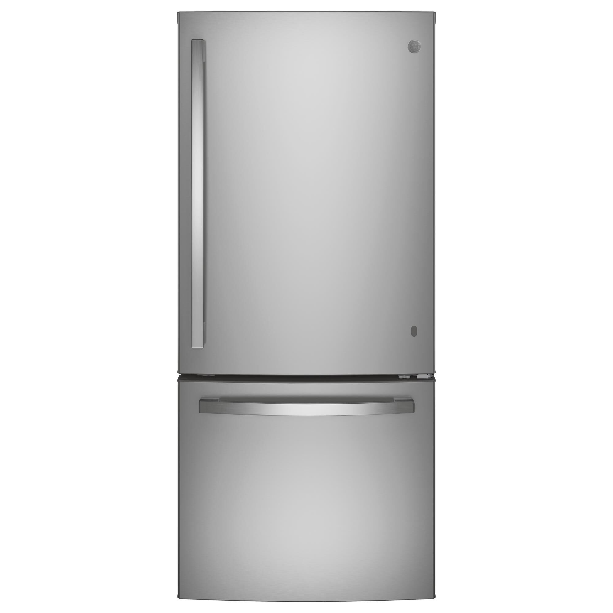 GE Appliances 21 Cu. Ft. Bottom Freezer Refrigerator with Optional
