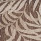 Nourison Garden Oasis Nature Mocha 4" x 6" Indoor/Outdoor Area Rug, , large