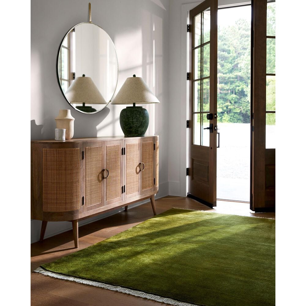 Surya Evergreen Olive 6' Square Area Rug, , large