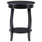 Linon Home Decor Rainbow Side Table in Black, , large