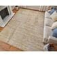 Feizy Eastfield 69FTF 8" x 10" Gold and Ivory Area Rug, , large