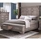 Sasha Lee Queen Storage Bed in Light Taupe, , large