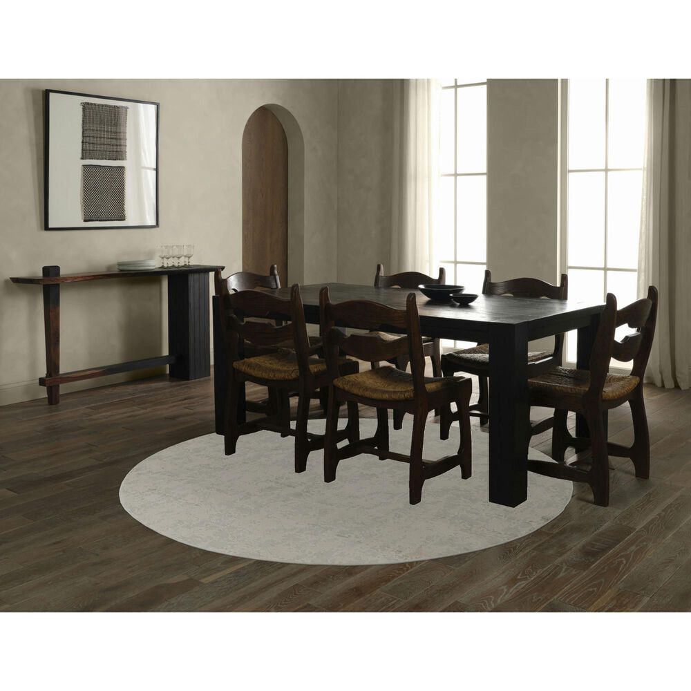 Jaipur Cirque Arvo Pumice Stone and Light Gray 5&#39;11&quot; Round Area Rug, , large