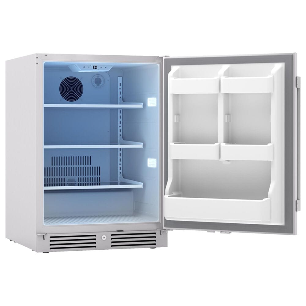 Zephyr 5.6 Cu. Ft. Indoor/Outdoor Compact Refrigerator in Stainless Steel, , large