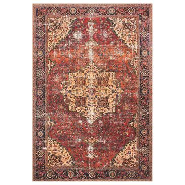 Loloi Loren LQ-07 2"3" x 3"9" Red and Navy Area Rug, , large