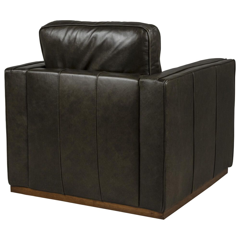 Sienna Designs Leather Accent Chair in Westerwood Smoke, , large