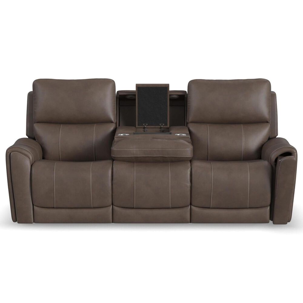 Oxford Furniture Carter 3-Piece Power Reclining Living Room Set in Cappuccino, , large