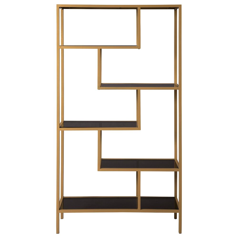 Ashley Frankwell Wall Unit in Gold and Gray, , large