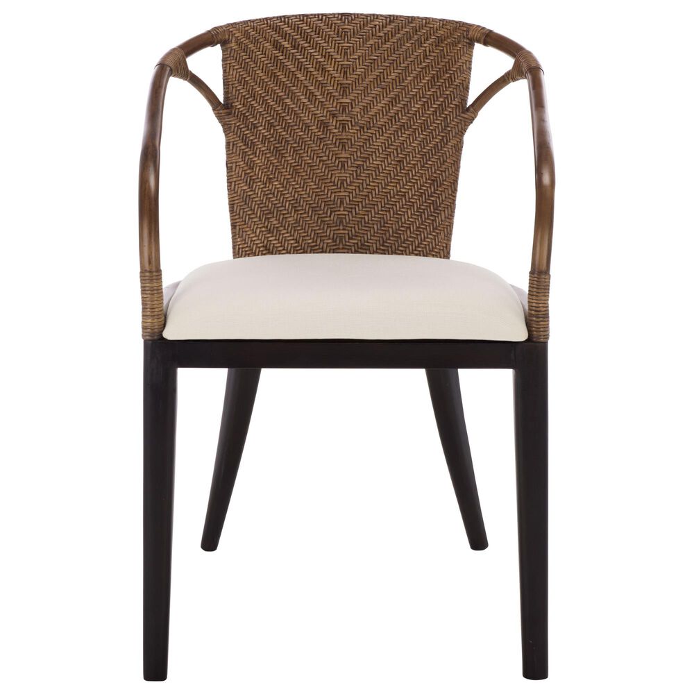 Safavieh Kumi Arm Chair in Ivory, , large