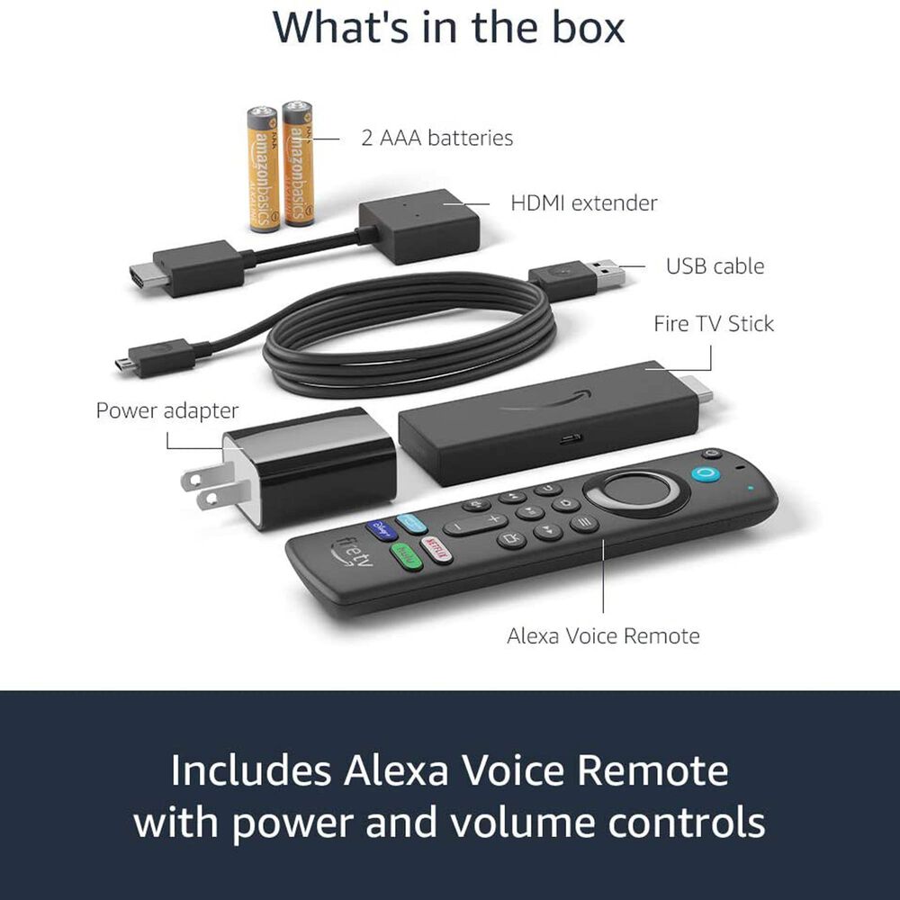 forligsmanden Pas på kiwi Amazon Fire TV Stick (3rd Gen) with Alexa Voice Remote (Includes TV  Controls) | NFM