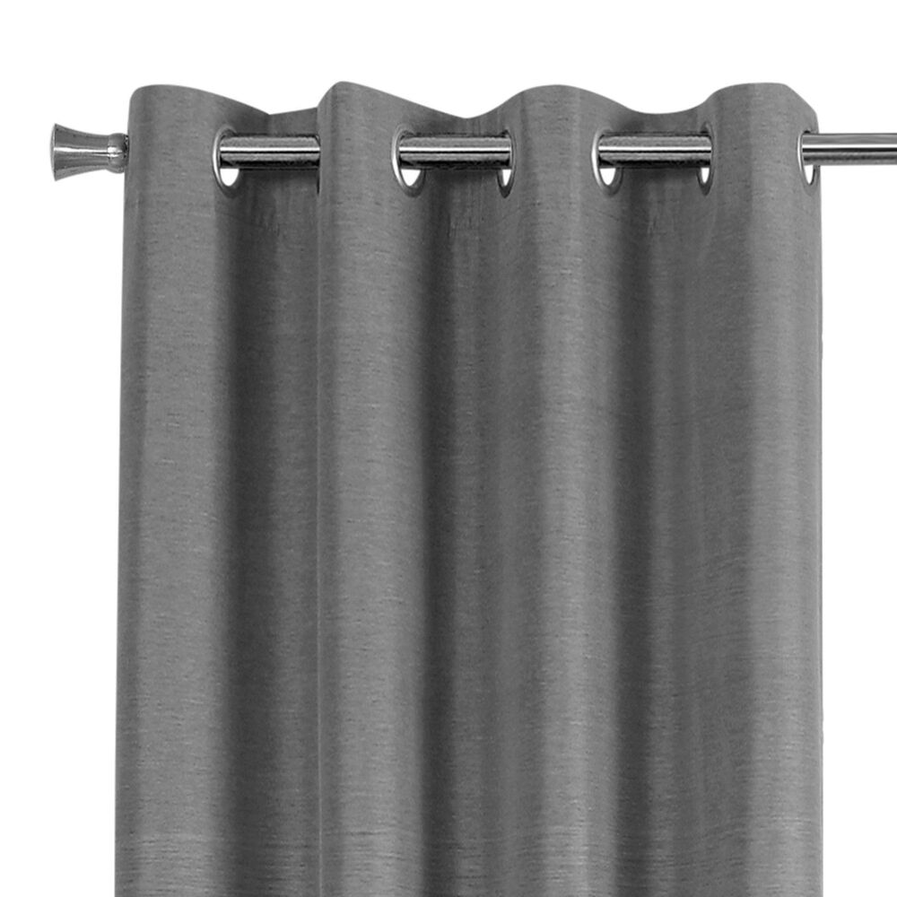 Monarch Specialties 84&quot; x 52&quot; Blackout Curtain Panel in Grey &#40;Set of 2&#41;, , large