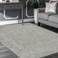 37B Criss Cross 81297GRY Gray 10" x 14" Area Rug, , large