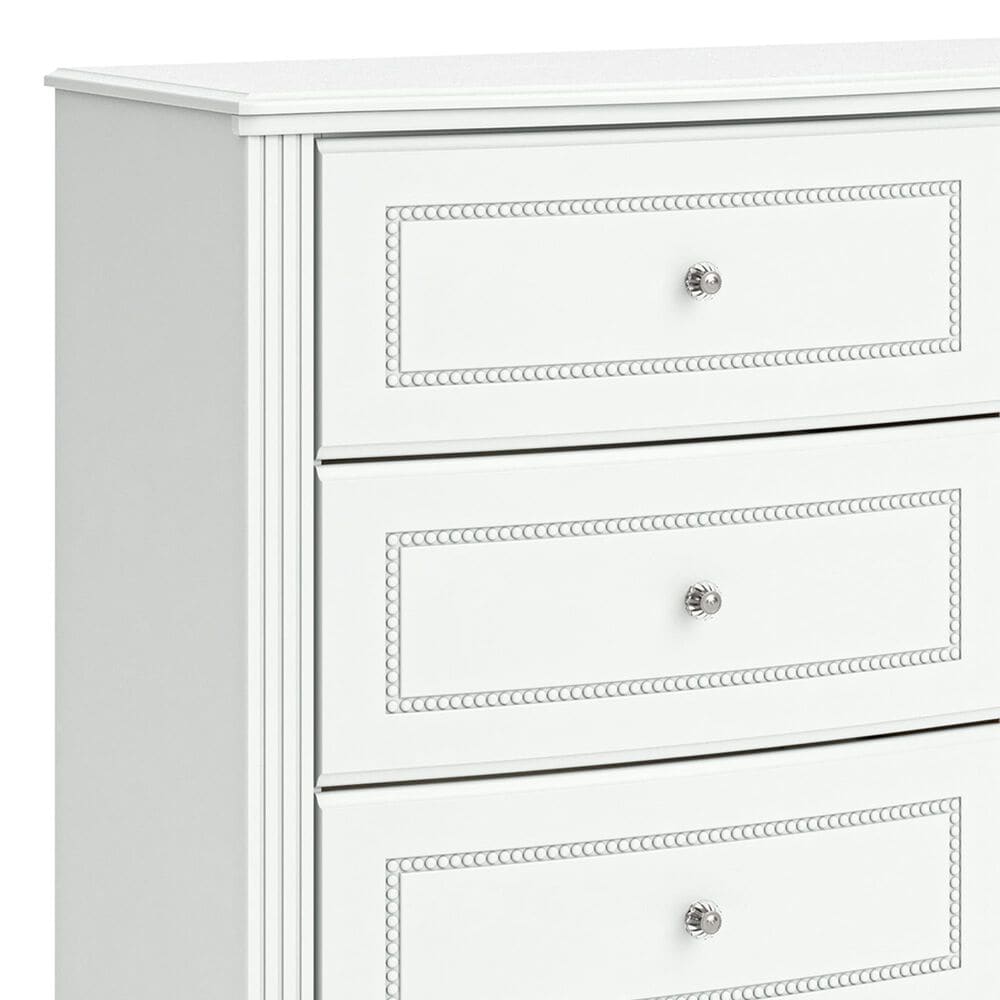 Ashley Kozlani 4-Piece Twin Panel Bedroom Set in Matte White, , large