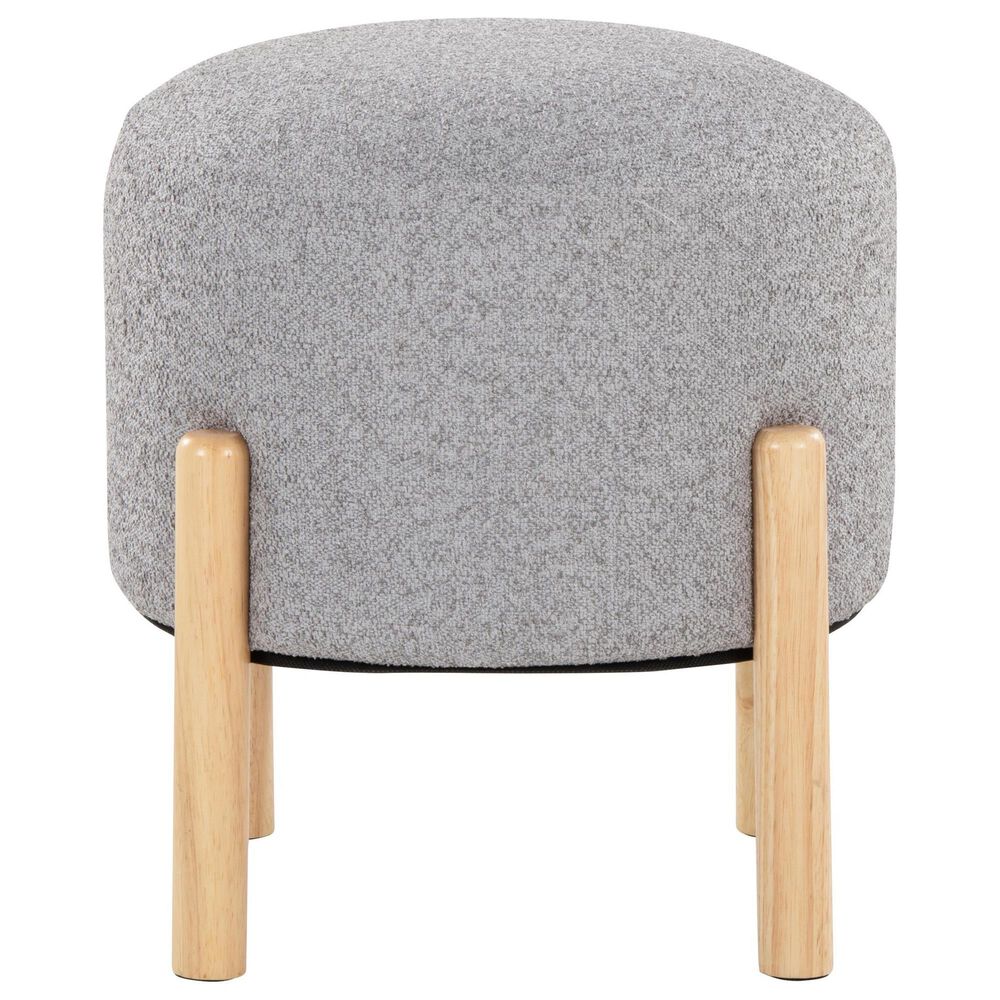 Lumisource Michelle Terry Ottoman in Light Grey, , large