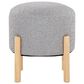 Lumisource Michelle Terry Ottoman in Light Grey, , large