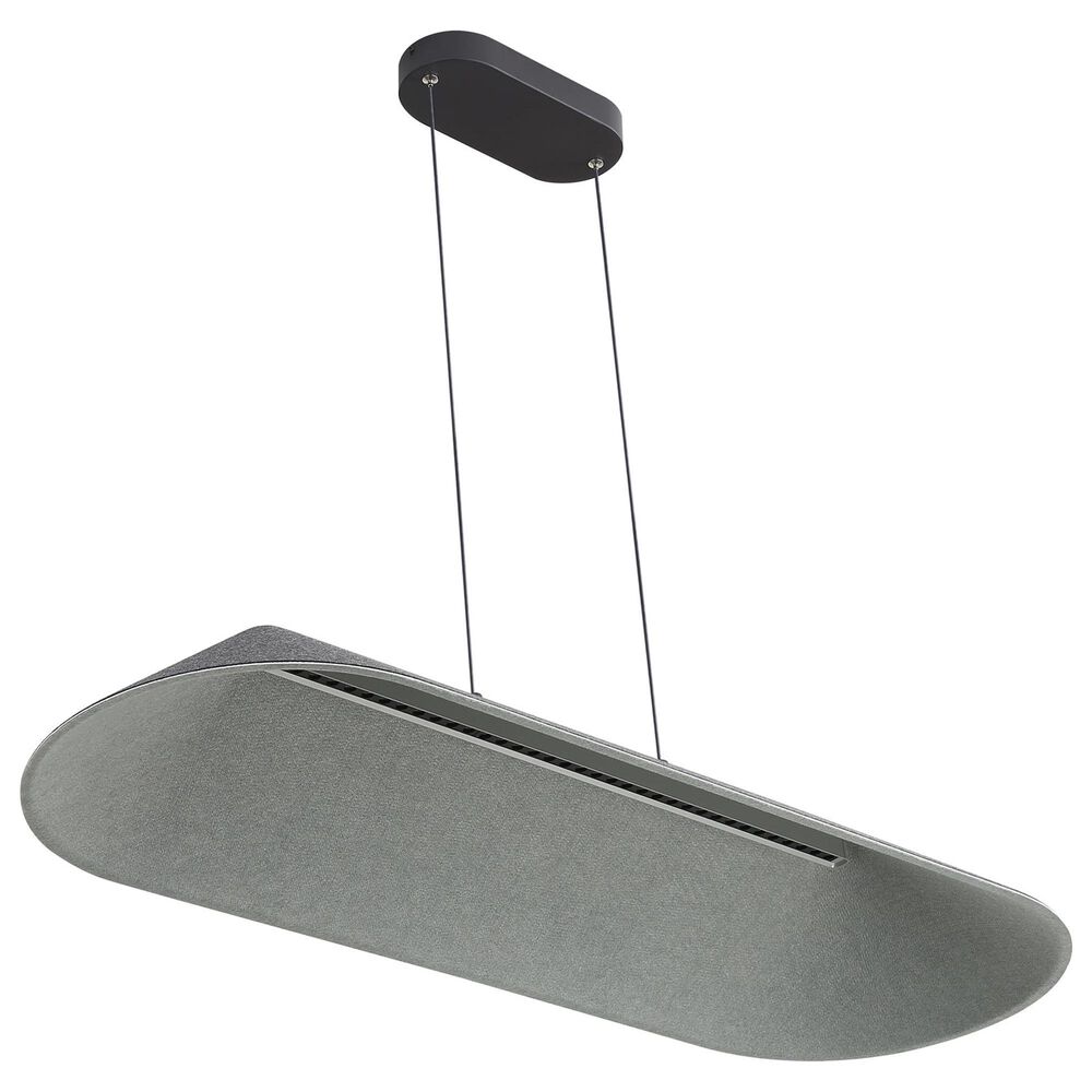 Golden Lighting Faroe 43" 1-Light LED Pendant in Flecked Black and Grey, , large