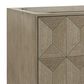 James Martin Vanities Emmeline 36" Single Bathroom Vanity in Pebble Oak with Single Hole 3 cm White Zeus Quartz Top and Rectangular Sink, , large