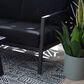 Linon Home Decor Holland Outdoor Sofa with Black Cushions in Black, , large