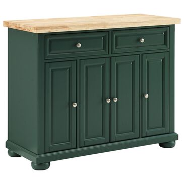 Crosley Furniture Madison Kitchen Island/Cart in Emerald Green, , large