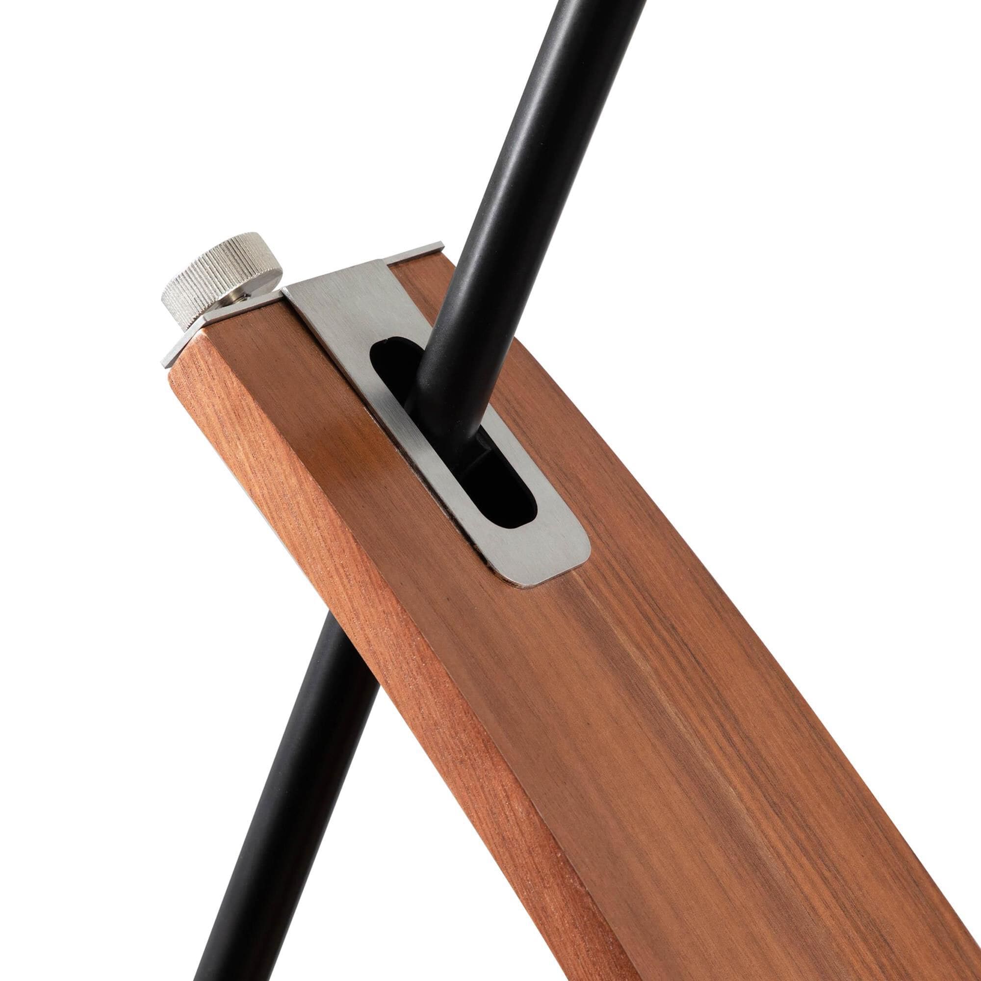 LUMiRiSE / ≠encore. Lombardi Walnut and Cream Adjustable Office Chair from Lumisource