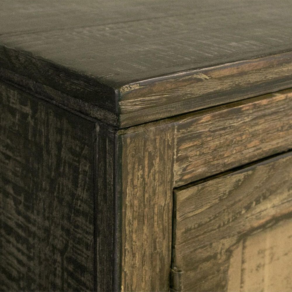 Fallridge Cosala 93&quot; TV Console in Rustic Brown, , large