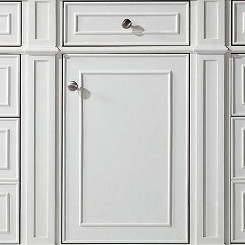 James Martin Vanities Bristol 60" Single Bathroom Vanity in Bright White with 3 cm Lime Delight Quartz Top and Rectangular Sink, , large