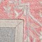 Safavieh Micro-Loop Oriental 7" Square Pink and Ivory Area Rug, , large