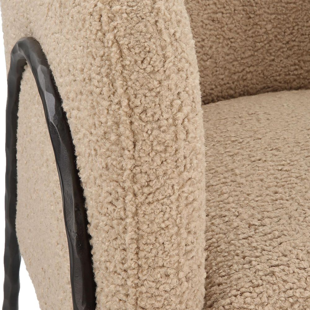 Uttermost Jacobsen Barrel Chair in Latte, , large
